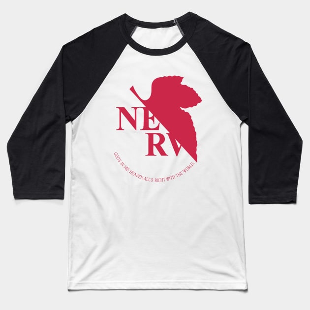 Nerv Baseball T-Shirt by RetroFreak